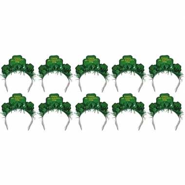 10x st. patricks haarbanden