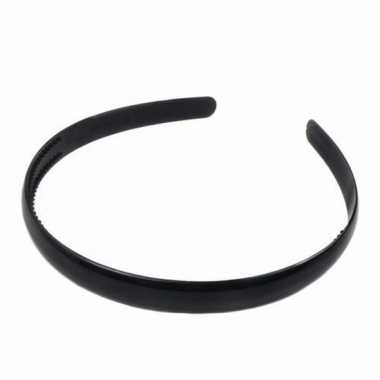 4x zwarte dames diadeem/haarband