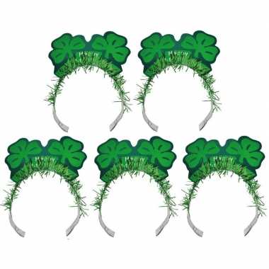 5x st. patricks haarbanden