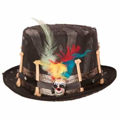 Halloween - day of the dead hoed voor volwassenen