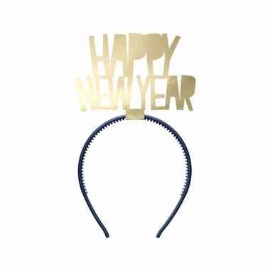 Happy new year diadeem voor dames oud en nieuw/nieuwjaar