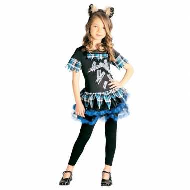 Weerwolf verkleedkostuum voor meisjes weerwolvenpak