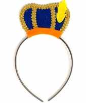 Zwarte piet tiara met baret voor kids